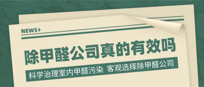 除甲醛公司真的有效吗 除甲醛公司真的有效吗