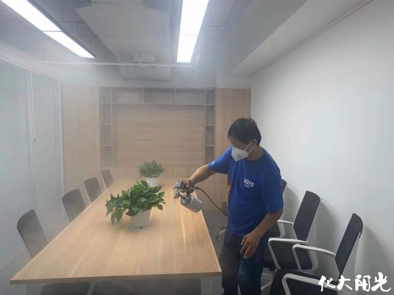 新装修办公室除甲醛现场 新装修办公室除甲醛现场