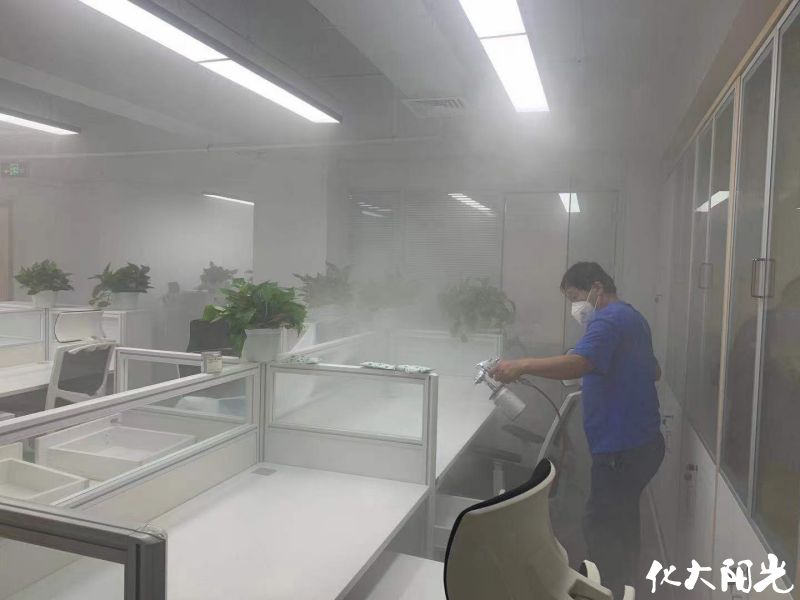新装修办公室除甲醛现场 新装修办公室除甲醛现场