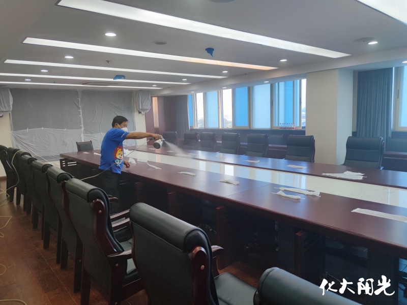 会议室除甲醛现场 会议室除甲醛现场