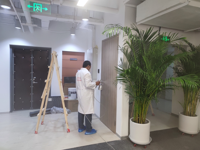 除甲醛施工现场 除甲醛施工现场